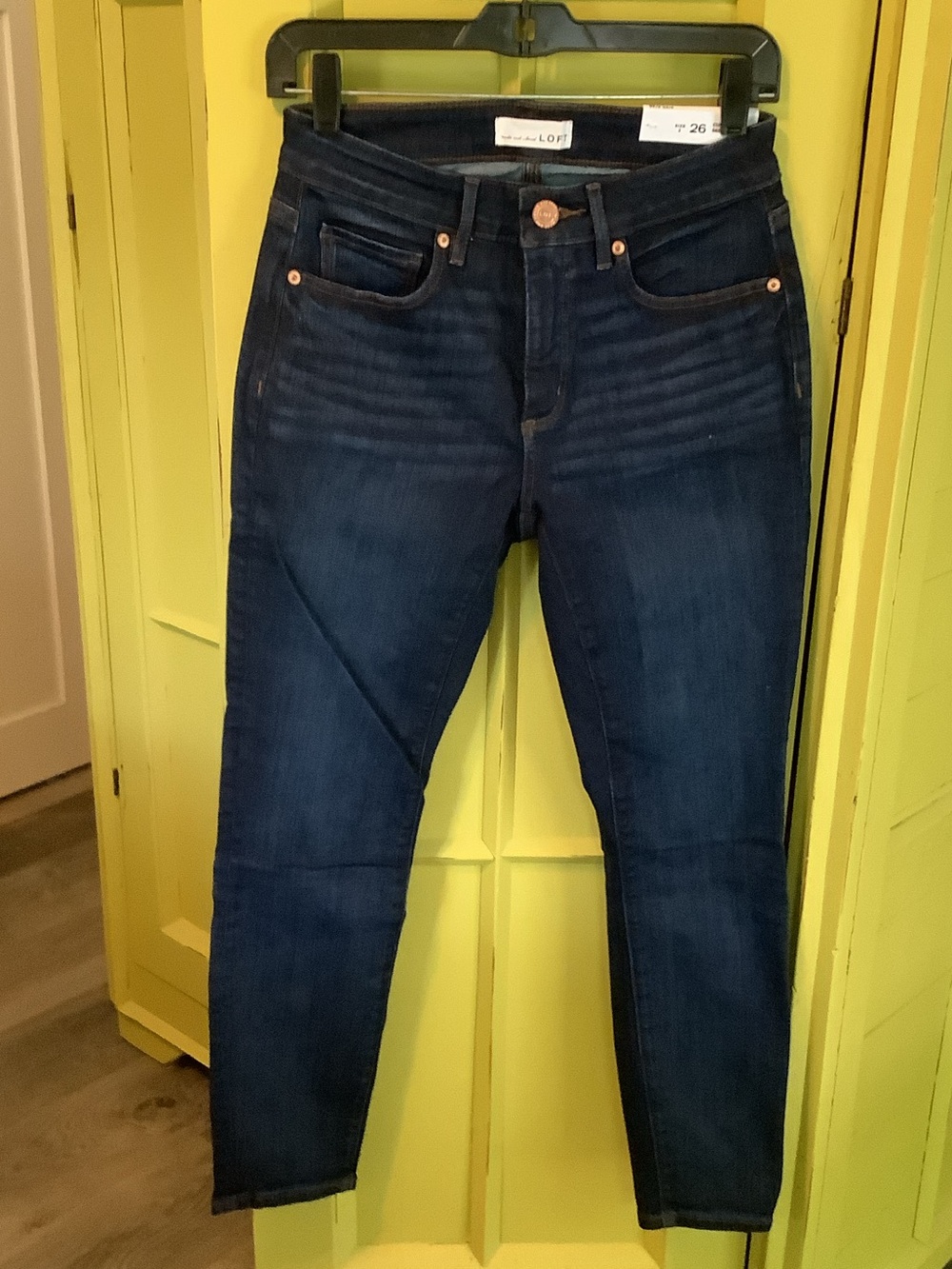 LOFT Indigo High-Rise Skinny Jeans - Women